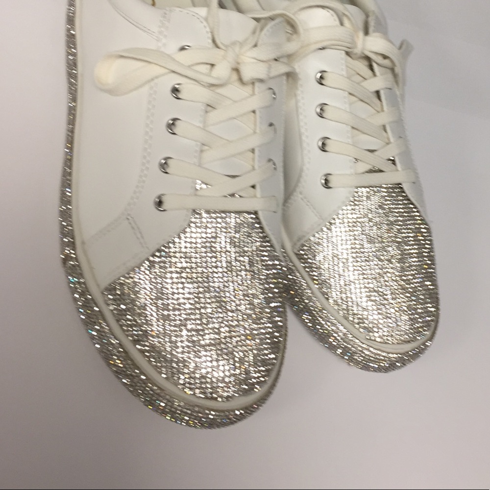 Glamorous BLING RHINESTONE Sneakers - Picture 12 of 15